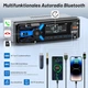 Автомагнитола Wistrue R-2420 1DIN Bluetooth 5.0, FM/AM/RDS, USB, Type-C, AUX, TF, 4×65W - изображение 4