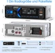 Автомагнитола Wistrue R-2420 1DIN Bluetooth 5.0, FM/AM/RDS, USB, Type-C, AUX, TF, 4×65W - изображение 7