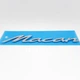 Эмблема надпись Macan Porsche 16,5*2,4 см ABS, хром, матовый - изображение 3