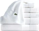 Набір 6 махрових рушників Lacoste для ванної 132х76 см х 2 шт +  40х76 см х 2 шт +  33х33 см х 2 шт Home Heritage Sport Stripe Білий (1159865042) - зображення 3