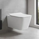 Унітаз підвісний Devit Linea 3040120 безобідковий з сидінням soft-close - изображение 2