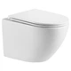 Унітаз підвісний Devit Flow DFL0460111W 490х365х370mm з кришкою soft-close, білий глянець - изображение 2