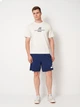 Шорты хлопковые короткие мужские Adidas Essentials IS6910 L Dkblue/White (4067905068708) - изображение 3