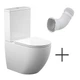 ROUND SMART комплект : унітаз підлоговий з сидінням Soft-close + бачок, змив Tornado + гнучка підводка - изображение 1