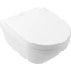Унітаз підвісний Villeroy&Boch Omnia Architectura 4694CL01 з кришкою 98M9C101 Soft-close, TwistFlush, білий - изображение 1