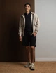 Чоловіча толстовка U.S.Polo Assn. Premium - White Label Bonded Interlock S світло-бежева - зображення 9