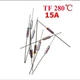 Термопредохранитель отключение TF 280 градусов 250В 15A BF280 RY - изображение 2