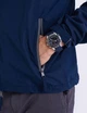 Мужская куртка ветровка U.S. Polo Assn. Premium Quality Luxury Edition с капюшоном M тёмно-синяя - изображение 3