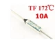 Термопредохранитель отключение TF 172 градусов 250 В 10A BF172 AUPO - изображение 2