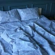Простыня MirSon Полуторная 150х220 см 17-0979 Snow Poetry Бязь (2200013527589) - изображение 3