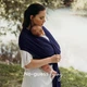 Слінг-переноска Boba Baby Wrap для новонароджених 3-16 кг Navy Blue - зображення 2