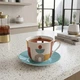 Чашка фарфоровая с блюдцем в подарочной коробке Easy Life Illusion 400 мл R1454ILLU - изображение 4