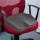 Подушка для сидіння авто офіс memory foam ортопедична копчик спини антиковзна основа комфорт - зображення 5