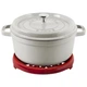 Чавунна кругла підставка під гаряче Staub Serving 22,5 см червона (3272346010068) - изображение 3