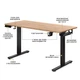 Стіл Mealux PowerDesk Duo XL Mahogany з електрорегулюванням висоти (арт. EVO-252 Duo Mahogany/B) - зображення 2
