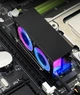 Радиатор для M.2 RGB, Black, вентилятор (2 шт, 3-pin TISHRIC 000349186 - изображение 3