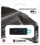 Флеш накопитель USB 64Gb DataTraveler Exodia, Black/Teal, USB 3.2 Gen 1 (DTX/64GB) Kingston (2000003500864) - изображение 3