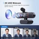 Вебкамера EMEET SmartCam C960 4K E3117 з автофокусом та мікрофоном для Zoom, Teams, Skype - зображення 2