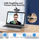Вебкамера EMEET SmartCam C960 4K E3117 з автофокусом та мікрофоном для Zoom, Teams, Skype - зображення 6