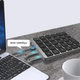 Бездротова Bluetooth NumPad клавіатура-хаб з 2 USB портами, нампед-кейпад для ПК/ноутбука, Windows/Mac/iOS, кейпед - зображення 1