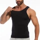 Компресійна чоловіча майка з утяжкою TaudFit, чорна, розмір 2XL-3XL - зображення 7
