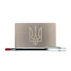Метал для зберігання сід-фрази Ukrainian Trident Mini Plate, пластина 1шт 55x90мм + гравірувальна ручка - изображение 1