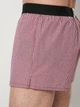 Чоловічі труси-шорти UnderCO Base Collection “Wine Check” | Size M - изображение 4