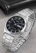 Мужские наручные часы Casio MTP-V006D-1B2 серебристые с черным циферблатом - изображение 3