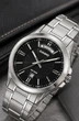 Мужские наручные часы Casio MTP-1381D-1A серебристые с черным циферблатом - изображение 3