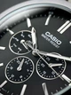 Мужские наручные часы Casio MTP-V300D-1A серебристые с черным циферблатом - изображение 4