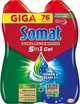 Упаковка гелів для миття посуду в посудомийній машині Somat Exellence Duo Gel Антижир 684 мл + 684 мл (9000101819199/9000101850024) - зображення 1