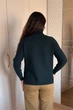 Светр INEDIT 10626 Dark-Green ONE SIZE - зображення 3