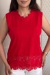 Футболка INEDIT 50052 Red ONE SIZE - зображення 4
