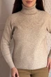 Светр INEDIT 10626 Beige ONE SIZE - зображення 4