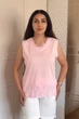 Футболка INEDIT 50052 Pudra ONE SIZE - зображення 1