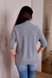 Светр INEDIT 10867 Grey ONE SIZE - зображення 3