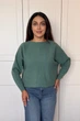 Светр INEDIT 10612 Green-Sea ONE SIZE - зображення 1