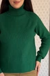 Светр INEDIT 10626 Green ONE SIZE - изображение 4