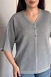 Светр INEDIT 10863 Grey ONE SIZE - изображение 4