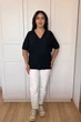 Светр INEDIT 10856 Black ONE SIZE - изображение 5