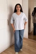Светр INEDIT 10845 Light-Grey ONE SIZE - изображение 4