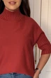 Светр INEDIT 10847 Wine ONE SIZE - изображение 2