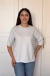 Светр INEDIT 10850-1 Light-Grey ONE SIZE - изображение 4