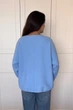 Светр INEDIT 10612 Blue ONE SIZE - зображення 3