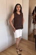 Футболка INEDIT 50052 Brown ONE SIZE - зображення 6