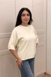 Светр INEDIT 10860 Latte ONE SIZE - изображение 2