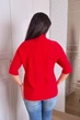 Светр INEDIT 10867 Red ONE SIZE - зображення 3