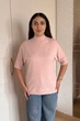 Светр INEDIT 10857 Pudra ONE SIZE - зображення 2
