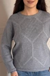 Светр INEDIT 10622 Grey ONE SIZE - изображение 4