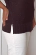 Светр INEDIT 10856 Dark-Brown ONE SIZE - изображение 3